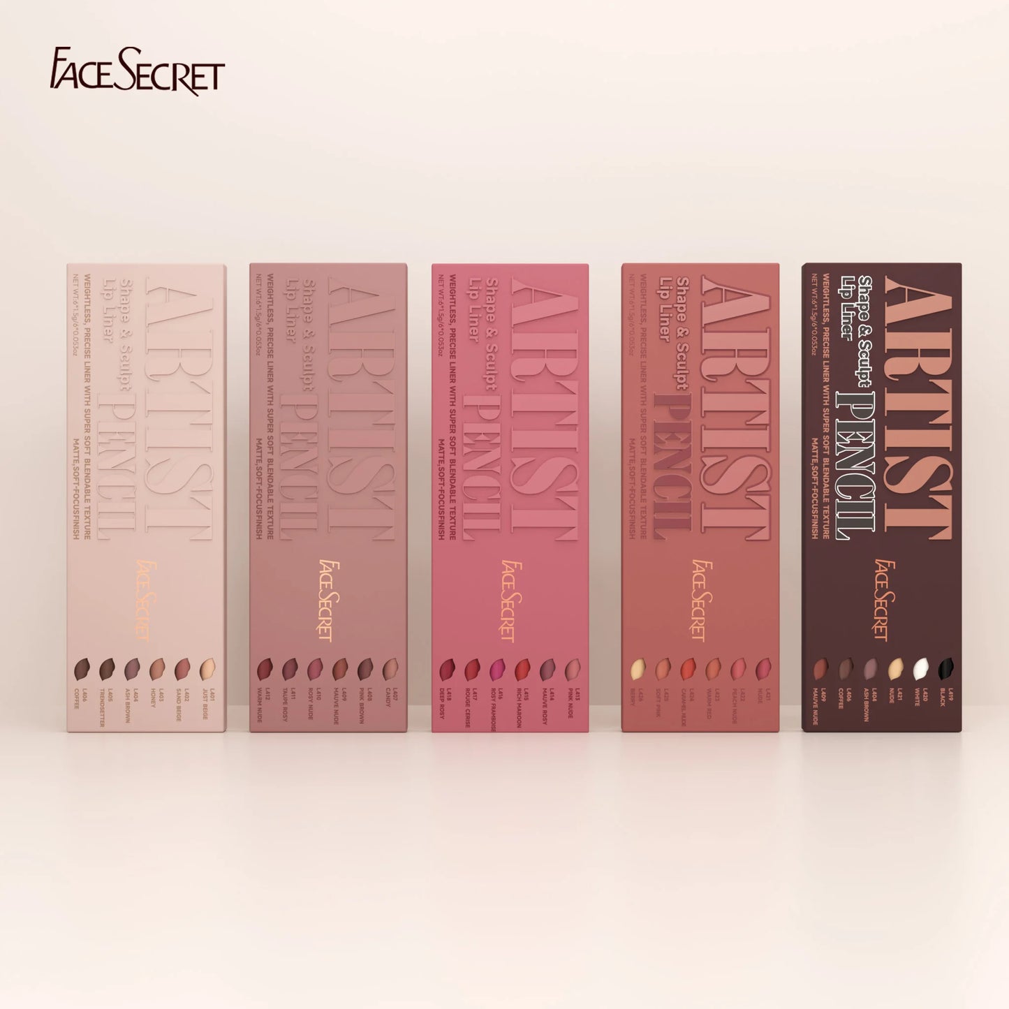 Lip Liner Pencil Set