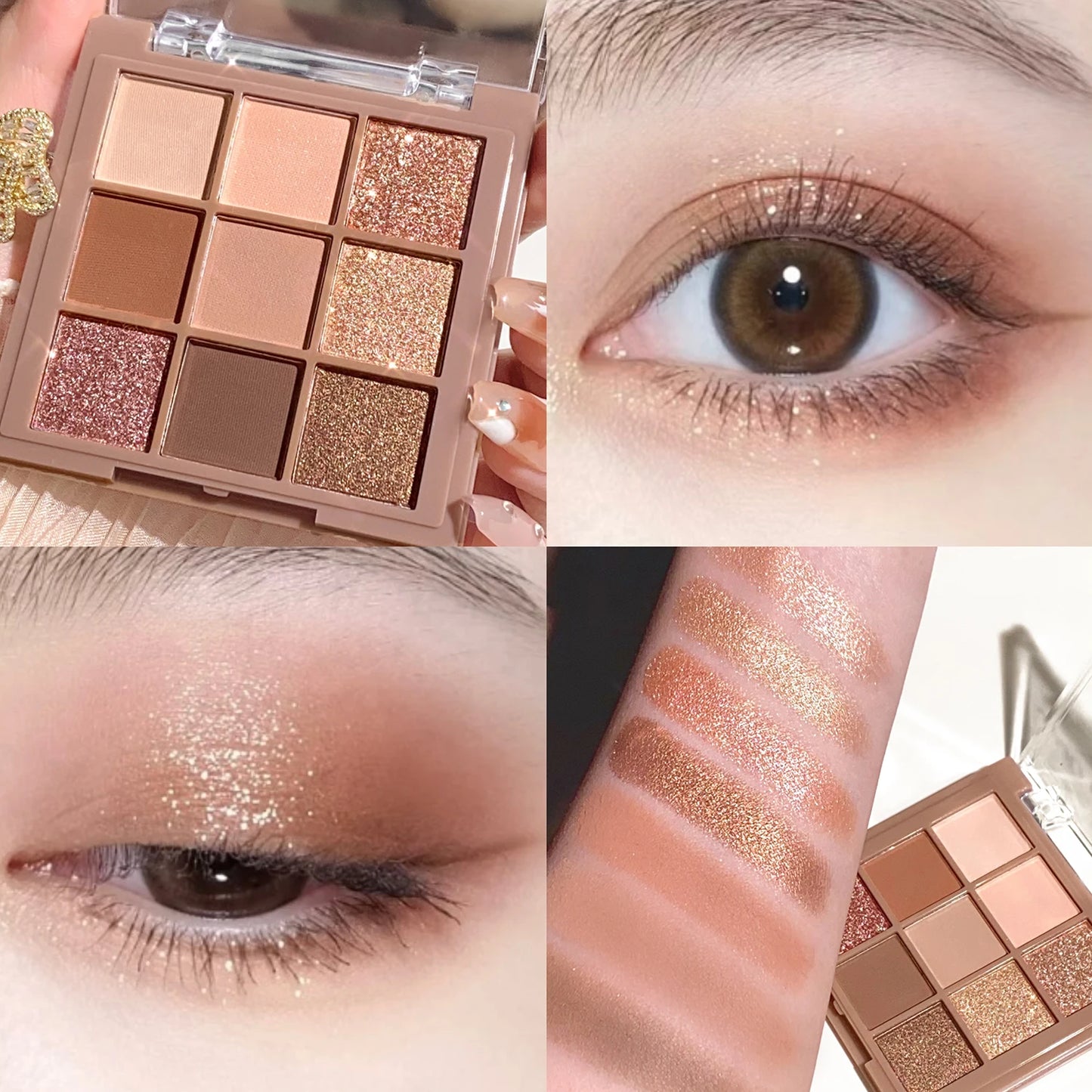 Luxurious 9-18 color eyeshadow palette