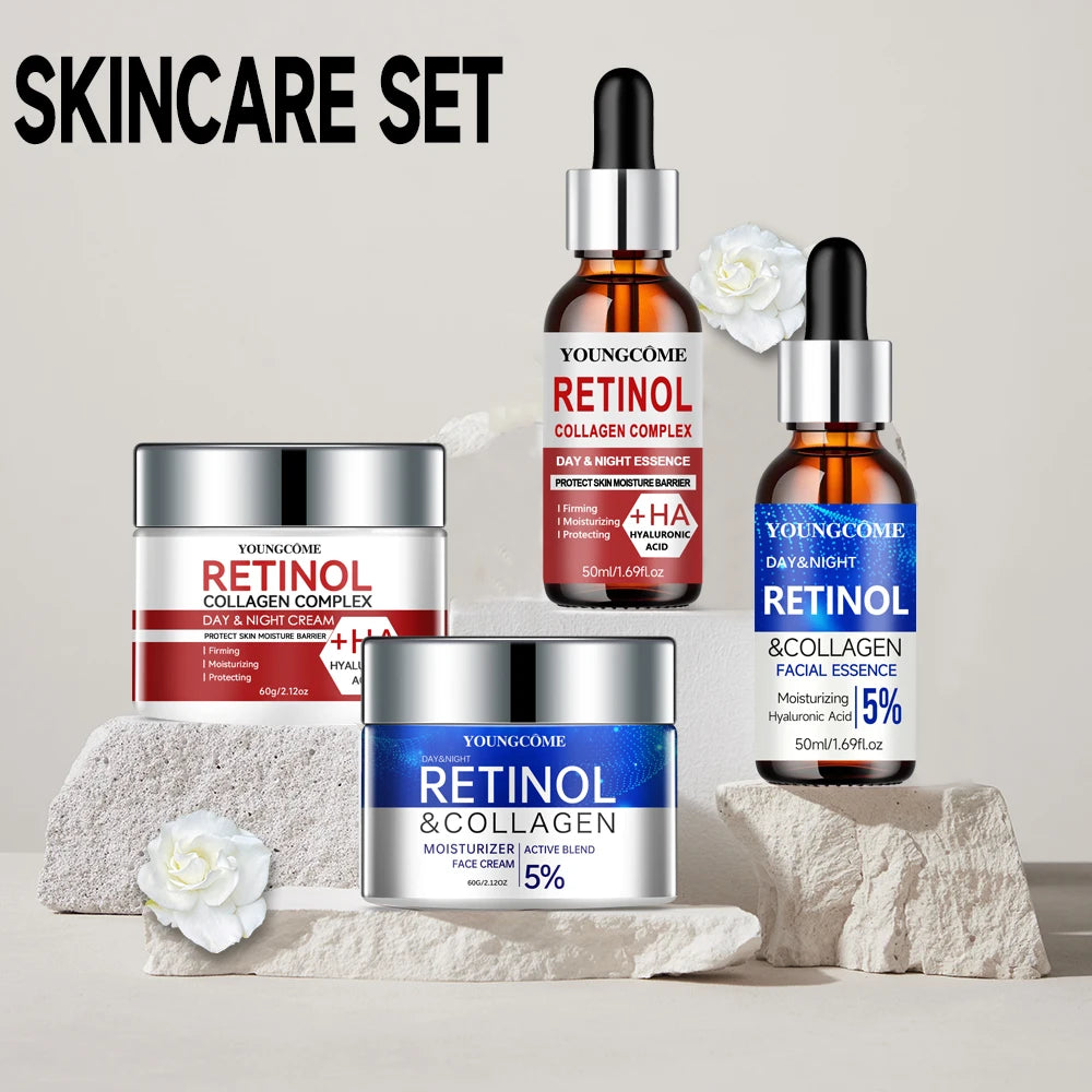 Retinol Neck and face set night cream for women