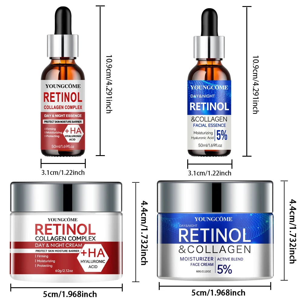Retinol Neck and face set night cream for women