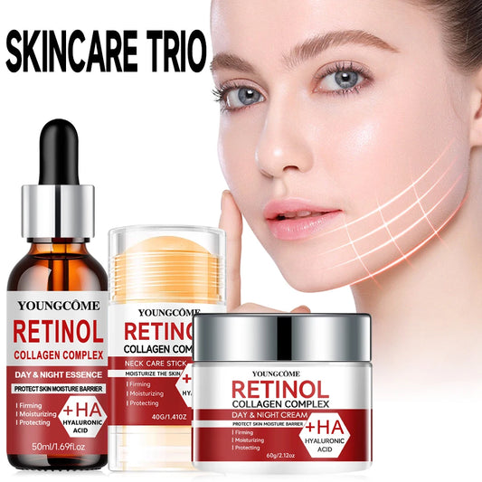Retinol Collagen Cream Face Facial Anti Wrinkle Serum