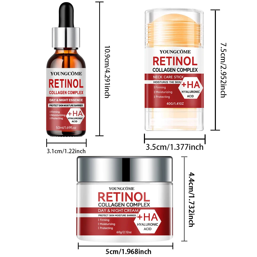 Retinol Collagen Cream Face Facial Anti Wrinkle Serum