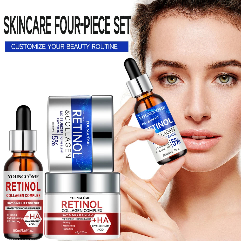 Retinol Neck and face set night cream for women