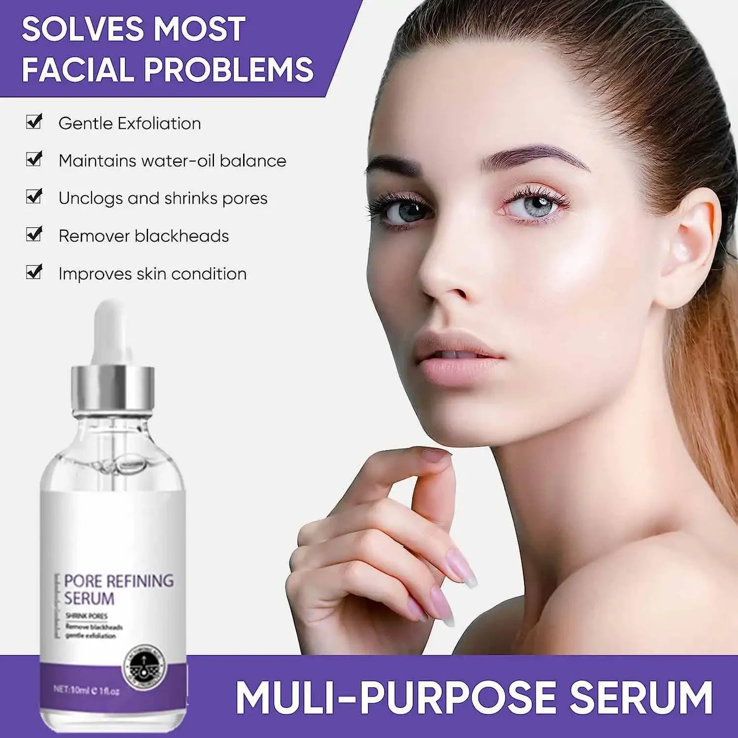 Pore Shrinking Serum Face Removing Large Pores
