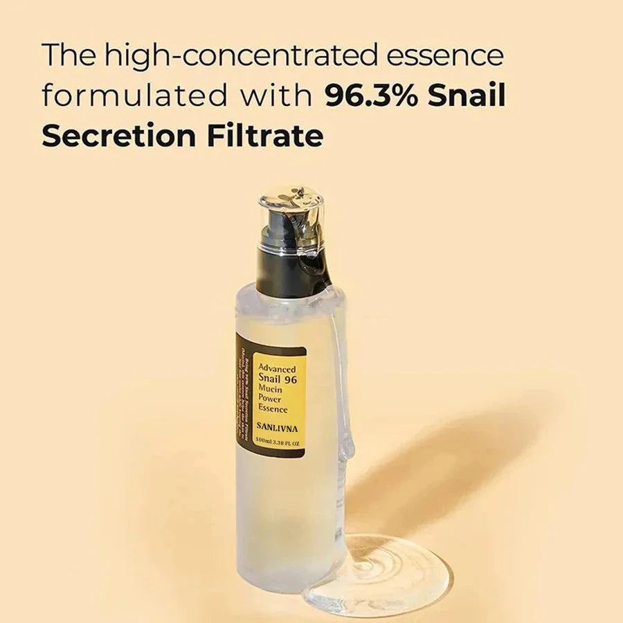 Snail Mucin 96% Korean Skin Care Facial Essence