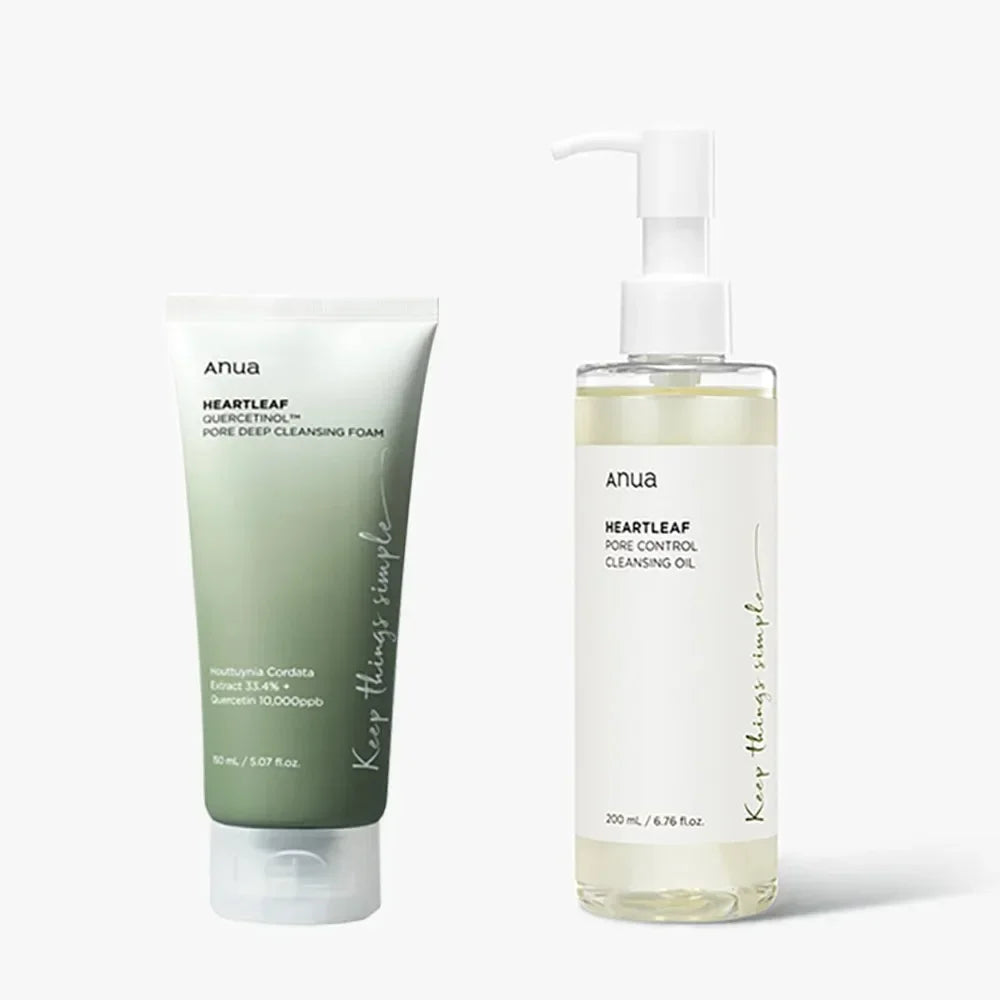 Korean Anua Skin Care Set Heartleaf