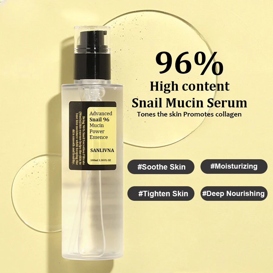 Snail Mucin 96% Korean Skin Care Facial Essence