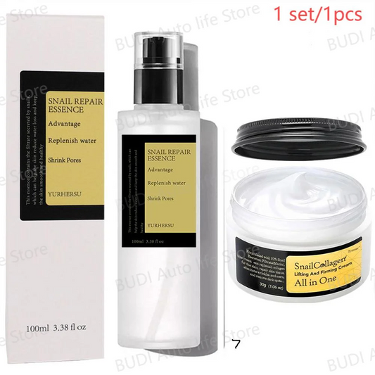 1 set/1pcs Snail Collagen Face Cream/Repair