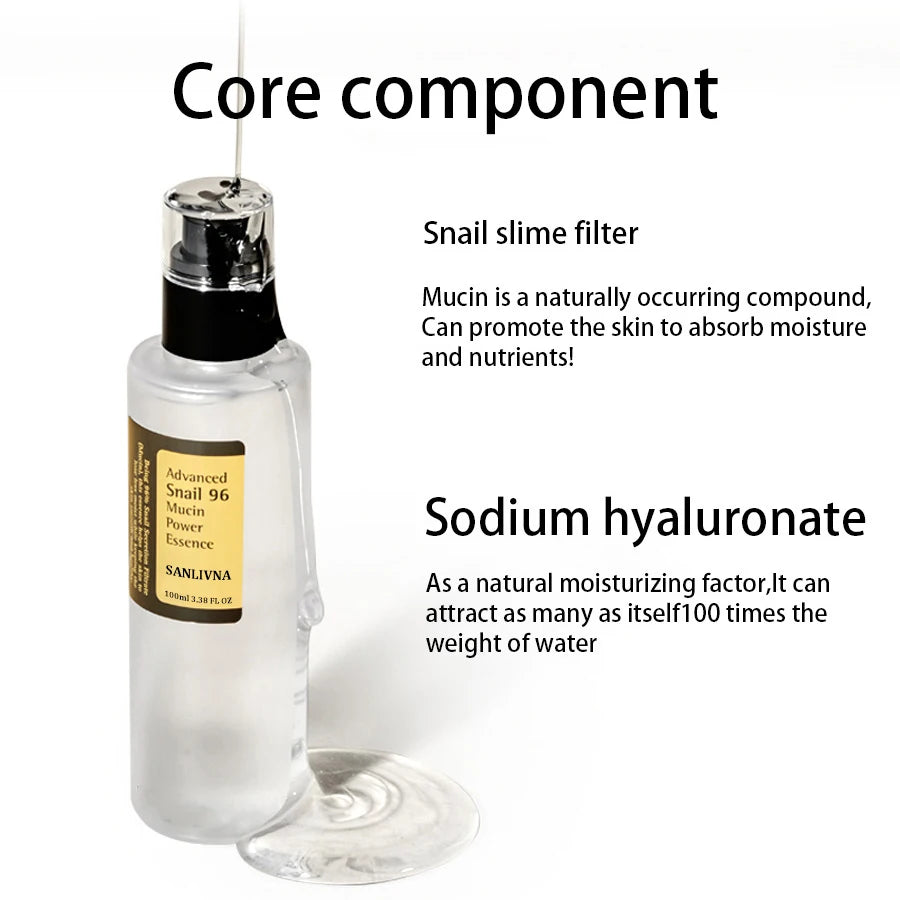 Snail Mucin 96% Korean Skin Care Facial Essence