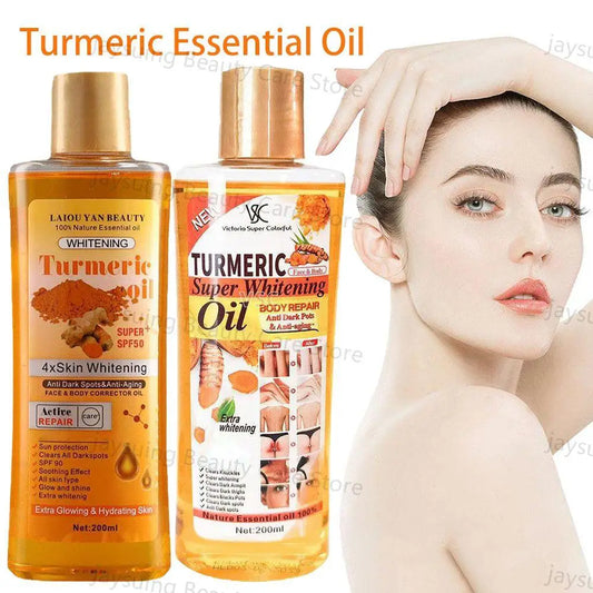 200ml Turmeric Essential Oil For Face & Body Moisturizing And Hydrating Natural Oil Skin Care Smoothing Face Care